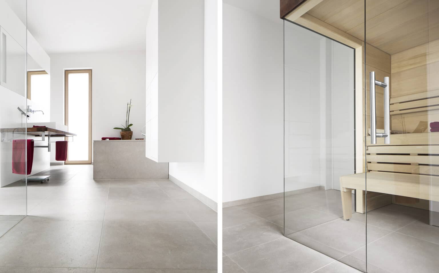 Aurora Oberfläche gestrahlt & gebürstet, Format 60x60 cm