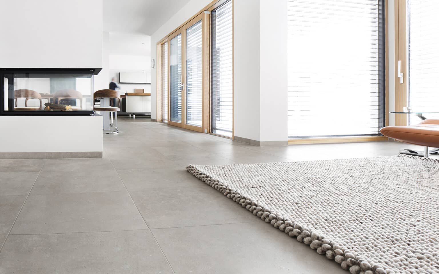 Aurora Oberfläche gestrahlt & gebürstet, Format 60x60 cm