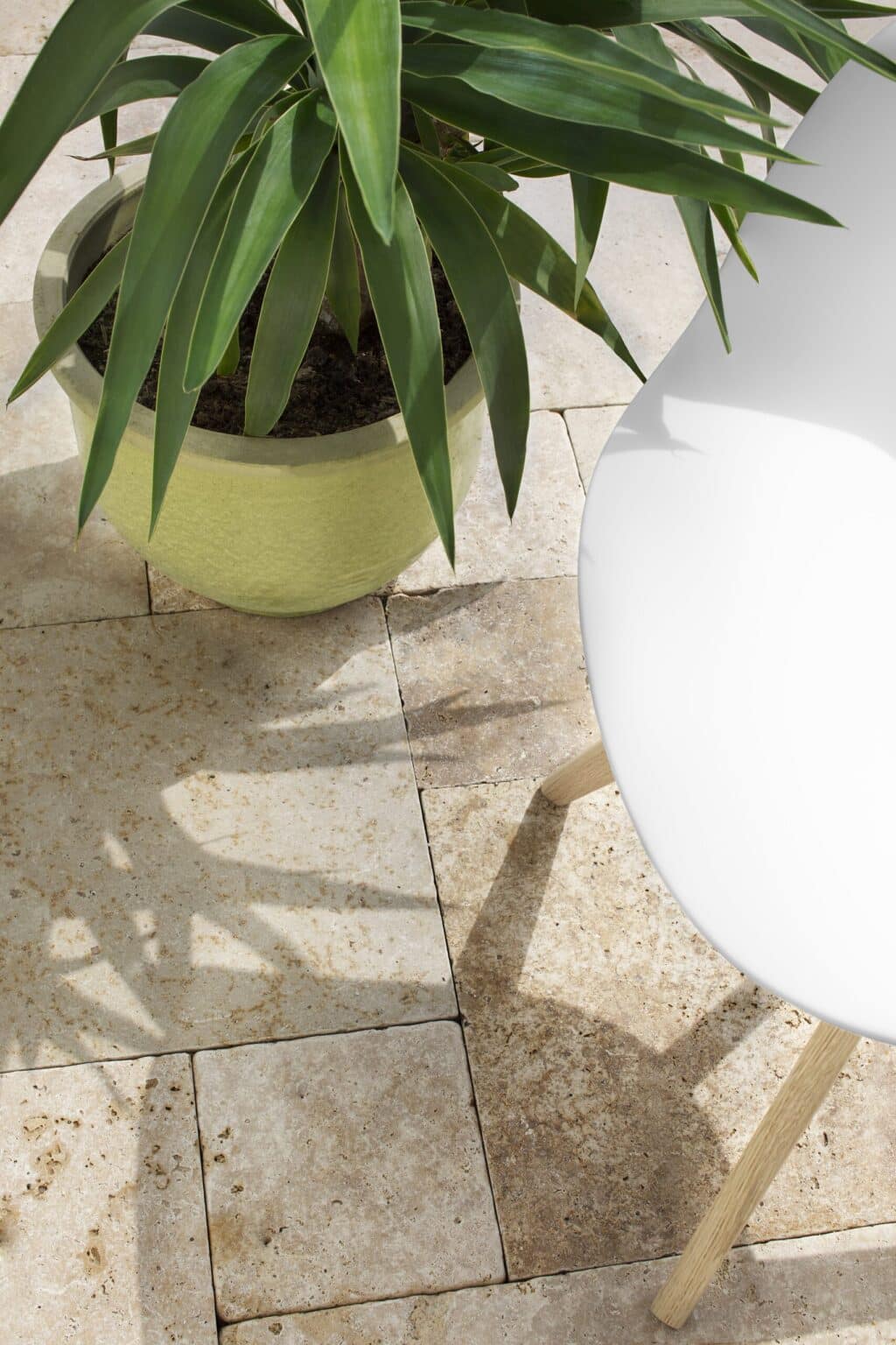 Terrassenplatten Travertin Castine Maron